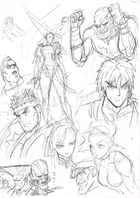 Range Murata, Yusuke Murata, Capcom Art, One Punch Man Manga, Street Fighter Art, Character Design Sketches, Character Sketches, Manga Artist, Punch Man