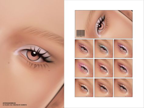 Sims 4 Cc Eyeshadow Natural, Eye Shadow Sims 4 Cc, Sims 4 Cc Eyeshadow, Sims 4 Eyeshadow, Cc Face, Ts4 Makeup, Sims Makeup, Sims Finds, Cc Makeup