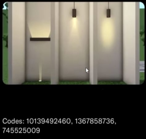 Bloxburg Lighting Decal, Lighting Bloxburg, Custom Light Bloxburg, Cabinet Decals Bloxburg, Chandelier Decal Bloxburg, Wall Ideas Bloxburg, Custom Fence Bloxburg, Bloxburg Lighting Ideas, Mirror Bloxburg Codes