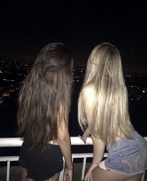 Bff Photo, Blonde And Brunette, Straight Blonde Hair, Pretty Pins, Best Friend Photos, Brunette To Blonde, Hair Blog, Care Hair, Brunette Girl