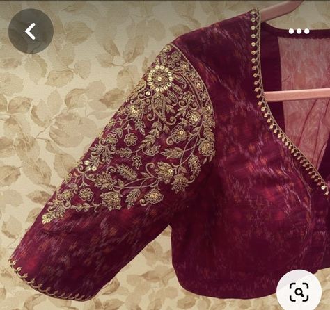 Khatwork In Blouse, Work Blouse Designs Latest Bridal, Latest Hand Embroidery Designs For Blouses, Hand Work Blouse Design For Silk Saree, Blouse Hand Work Designs, Blouse Patterns Latest, Latest Aari Work Blouse Designs, Embroidery On Bags, Latest Aari Work