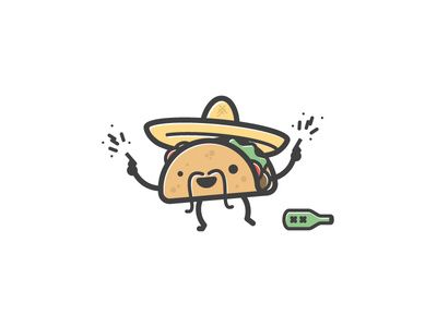 Taco Tattoo, Taco Tattoos, Taco Drawing, Matching Bff Tattoos, Mexico Tattoo, Happy Taco, Mexican Tattoo, Food Tattoos, Paw Tattoo