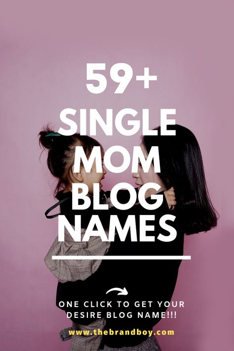 Here we go with wonderful single mom blog names for your next blog Cute Business Names, Single Mom Struggle, Shop Name Ideas, Youtube Names, Instagram Site, Single Mom Life, Special Needs Mom, Instagram Username Ideas, Single Mum