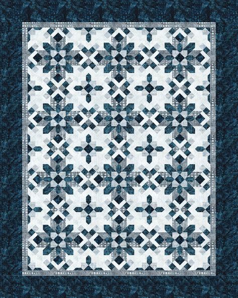 Robert Kaufman Fabrics Free Pattern Quilts, Old Fashion Quilt Patterns, Quilt Top Patterns, Blue Quilt Patterns, Quilting Fashion, Classic Quilts, Quilting Templates, Scrap Quilt Patterns, Crazy Quilting