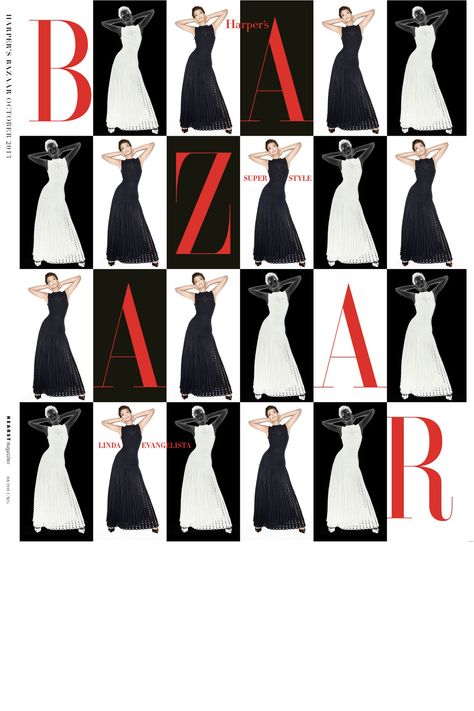 Birthday Girl: Linda Evangelista's Best BAZAAR Covers  - HarpersBAZAAR.com Harpers Bazaar Covers, Alexey Brodovitch, Bazaar Magazine, Harpers Bazaar Magazine, Vogue Magazine Covers, Terry Richardson, Fashion Cover, E Mc2, Linda Evangelista