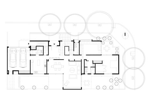 Image 32 of 36 from gallery of House and Loft / Tomás Bettolli. Plan Craftsman Floor Plan, Section Elevation, Loft Plan, Lodge House, Cabin Loft, Luxury Plan, European Style House, Urban Decor, Plan Drawing