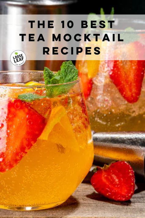 Biggby Mocktail Recipe, Ritual Non Alcoholic Recipes, Tea Mocktail Drink Recipes, Low Sugar Mocktails Non Alcoholic, Functional Mocktails, Fall Mocktail Non Alcoholic, Non Alcoholic Drinks For Parties, Refresher Drinks, Tea Mocktail