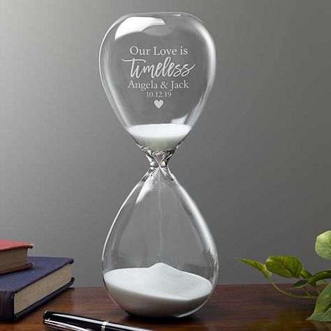 Our Love Is Timeless Personalized Hourglass Gift Personalized Office Gifts, Personalization Mall, Executive Gifts, Teacher Personalized, Farewell Gifts, Personalized Teacher Gifts, Bodo, Personalized Graduation Gifts, Romantic Gift