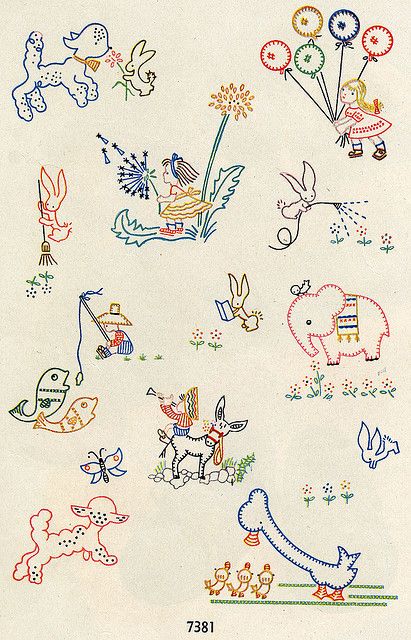 embroidery sampler  reminds me of the magazines for embroidery my mom had! Vintage Embroidery Transfers, Embroidery Sampler, Embroidery Transfers, Baby Embroidery, Embroidery Patterns Vintage, Pola Sulam, Needlework Patterns, Folk Embroidery, 자수 디자인