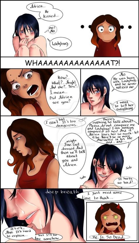 Miraculous Ladybug Fan Art Comic, Miraculous Comic, Ladybug Cartoon, Miraculous Comics, Comics Ladybug, Mlb Comics, Marinette Et Adrien, Adrian And Marinette, When Your Best Friend