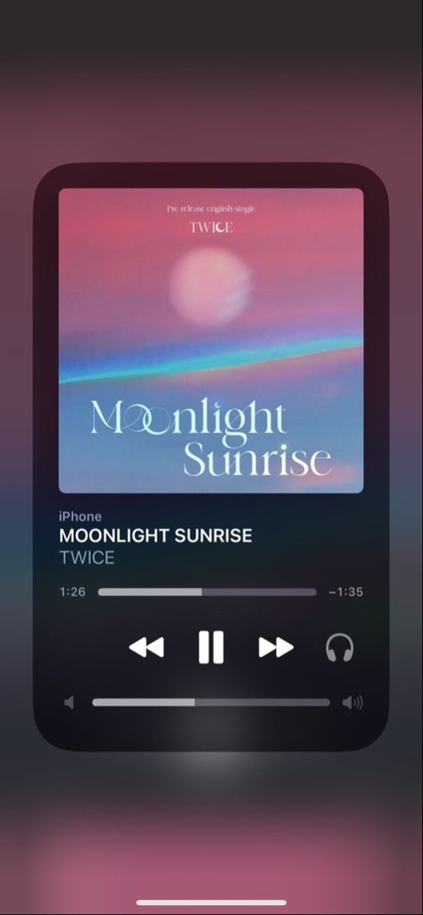 Moonlight Sunrise, Songs, Iphone