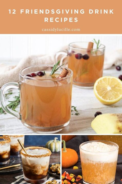 Create a delightful Thanksgiving gathering with friends with these 12 inviting Friendsgiving drink recipes! Infuse your celebration with flavor and festivity by serving these Friendsgiving drinks alongside your Thanksgiving meal. From Thanksgiving cocktail recipes to non-alcoholic sips, explore the best Friendsgiving party drinks here! Friendsgiving Alcoholic Drinks, Friendsgiving Cocktail Ideas, Friendsgiving Drinks Alcohol, Friendsgiving Drink Ideas, Friendsgiving Cocktails, Thanksgiving Drink Recipes, Friendsgiving Drinks, Fall Mixed Drinks, Cocktails For Thanksgiving