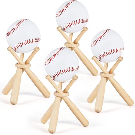 Baseball Centerpieces, Sandlot Birthday, Baseball Banquet, Baseball Centerpiece, Baseball Bat Display, Wooden Baseball Bat, Bat Display, Baseball Holder, Sports Banquet