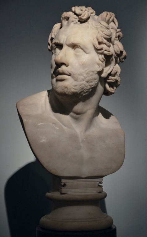 Marble head of a companion of Odysseus from the Pantanello at Hadrian’s Villa, British Museum Carole Raddato CC BY-SA Statue Reference, Hadrian's Villa, Ancient Greek Sculpture, Anatomy Sculpture, Roman Statue, Sculpture Head, Classic Sculpture, Greek Statues, Antique Sculpture