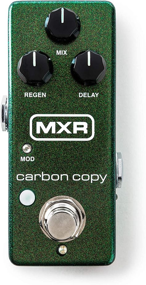 Amazon.com: MXR Carbon Copy Mini Analog Delay Effects Pedal (M299): Musical Instruments Sound Science, Bucket Brigade, Carbon Copy, Reverb Pedal, Wah Pedal, Delay Pedal, Guitar Pedal, Guitar Effects Pedals, Guitar Pedals