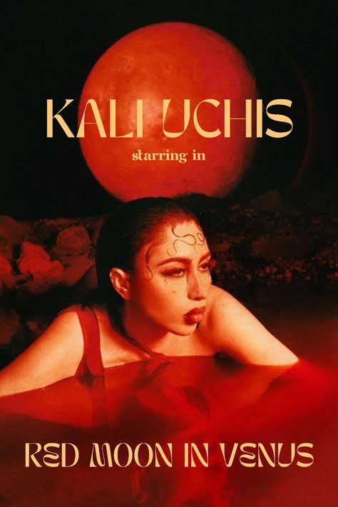 Kali Uchis Poster, Printable Wall Collage, Music Poster Ideas, Music Poster Design, Dorm Posters, Graphic Poster Art, Kali Uchis, Red Moon, Poster Pictures