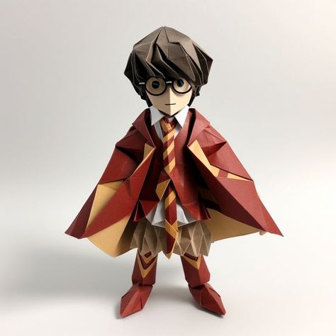 Harry Potter fans ϟ Harry Potter Origami, Harry Potter Art, Origami Art, Creative Skills, Paper Folding, Harry Potter Funny, Harry Potter Fan, Origami Paper, Origami