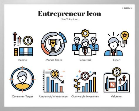 Entrepreneur icons LineColor pack Entrepreneur Aesthetic, Aesthetic Bedroom Decor, Poster Aesthetic, Free Vectors, Aesthetic Bedroom, Your Design, Images Photos, Vector Art, Art Images