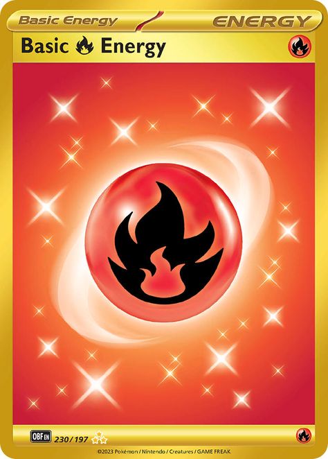 Fire Energy, Scarlet Violet, Pokemon Trading Card Game, Pokemon Trading Card, New Pokemon, Pokemon Card, Catch Em All, Building A Deck, Pokémon Tcg