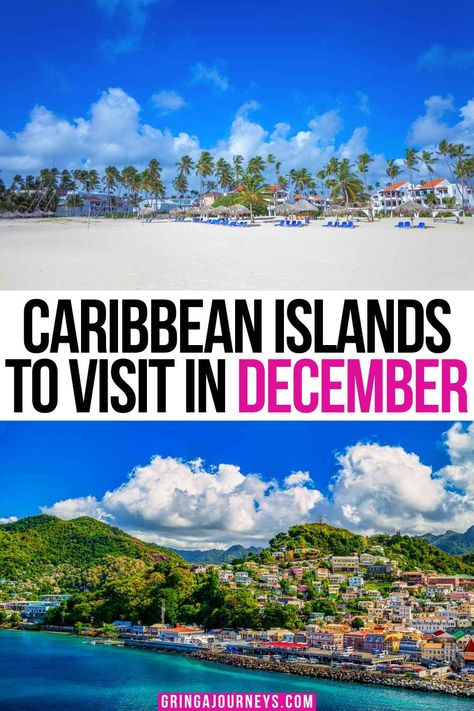 Escape winter's chill with our guide to the best Caribbean islands to visit in December. Discover the allure of each destination, from The Bahamas' sun-soaked relaxation to Bonaire's exceptional coral reefs. Explore hidden gems, pristine beaches, and vibrant cultures, offering the ideal setting for a tranquil Christmas or an exhilarating New Year celebration. Best Caribbean Islands, Caribbean Christmas, Dream Holidays, Winter Vacations, Travel Caribbean, Islands To Visit, Cruise Packing, Couples Travel, Tropical Weather