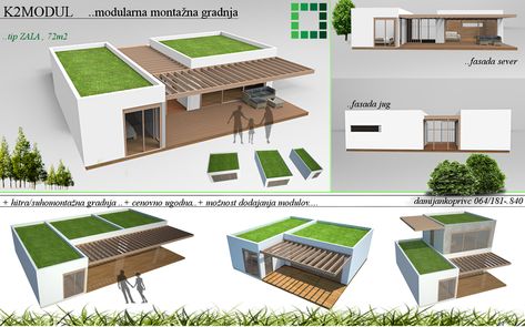 K2MODUL,MODULAR BUILDING on Behance Prefabricated Building, Modular Housing, Narrow Lot House, Concept Models Architecture, Pavilion Architecture, Container House Plans, Modern Tiny House, Modular Building, Container House Design