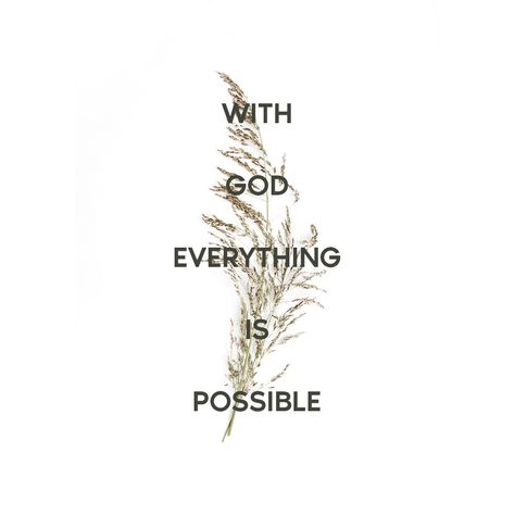 You might not see the end of this tunnel, but there is a great truth! With God everything is possible. #ItsAllPossible #GodMakesThisPossible With God Everything Is Possible, Everything Is Possible, Quotes About God, The End, Home Decor Decals, Quotes, Quick Saves