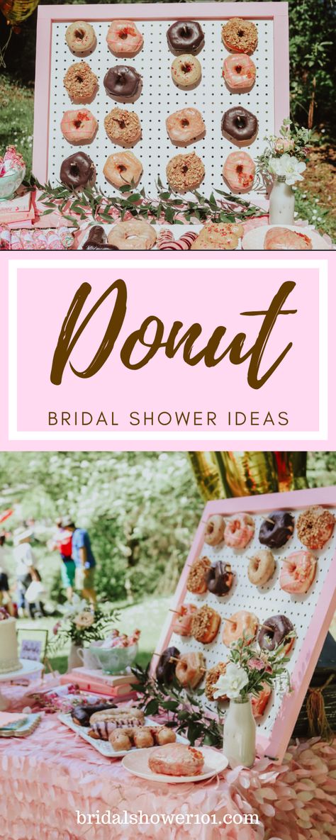 Donut mind if I do! With all of the buzz about your engagement ring. Why not give your guests a ring of their own. A donut, I mean. A donut theme bridal shower is a great idea for someone with a taste for sprinkles and glaze.   There are picture examples that you see are from and outdoor donut themed bridal shower. There are so many things you could implement from these examples. There will be plenty of inspiration for you to use. Bridal Shower Sunflower Theme, Themed Bridal Shower Ideas, Disney Themed Bridal Shower, Nautical Theme Bridal Shower, Bridal Shower Tea Party Theme, Tiffany Themed Bridal Shower, Bridal Shower Wine Theme, Travel Theme Bridal Shower, Lemon Themed Bridal Shower