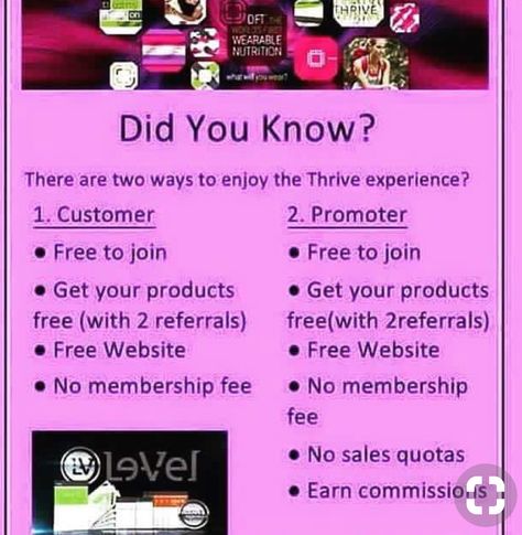 It’s free to be a Promoter! Come on! What are you waiting for? Time to get healthier with Thrive! #Thrivelevel Level Thrive Promoter, Level Thrive, What Is Thrive, Thrive Promoter, Thrive Le Vel, Thrive Experience, Thrive Life, 10 Million, Free Products