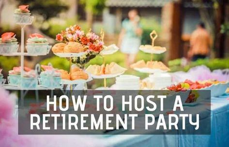 Retirement Party Ideas For Women Theme, Office Retirement Party, Retirement Reception, Retirement Speech, Retirement Party Themes, Teacher Retirement Parties, Retirement Diy, Best Retirement Gifts, Retirement Party Gifts