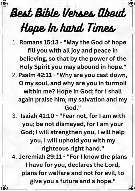 Bible Verses About Hope In hard Times Bible Verses About Going Through Hard Times, Verses About Strength Hard Times, Bible Verses About Anger, Bible Verses About Hope, Funny Bible Verses, Verses About Hope, Friends Bible Verse, Bible Verses For Hard Times, Verses About Friendship