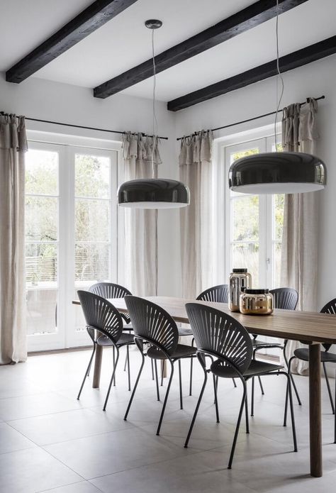 Copenhagen Home | Global Interiors | est living Flos Smithfield, Minimal Instagram, Contemporary Ceiling Light, Luminaire Design, Design Minimalista, British Design, Modern Spaces, 인테리어 디자인, Ceiling Pendant Lights