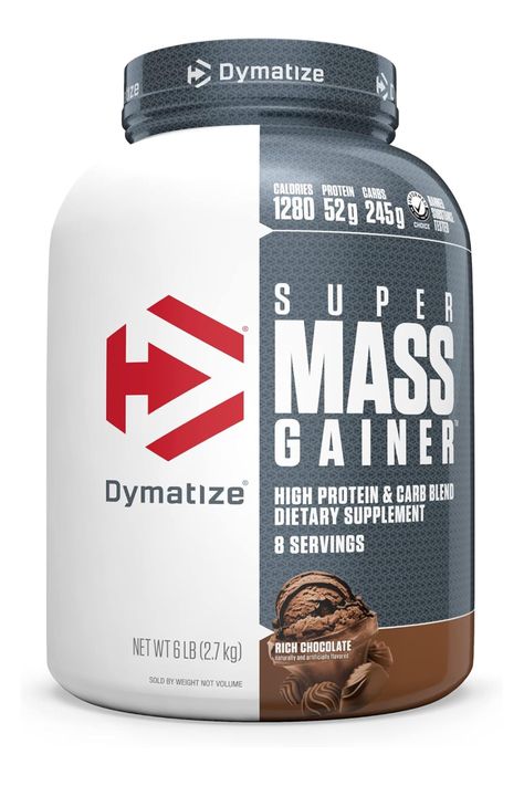 Unlock your muscle-building potential with Dymatize Super Mass Gainer in Rich Chocolate flavor. This mass gainer protein powder is your go-to solution for packing on size and strength. Packed with high-quality protein, essential nutrients, and a delicious chocolate taste, it's the perfect post-workout treat. Say hello to gains and bid farewell to limitations with Dymatize Super Mass Gainer. Elevate your fitness game today! Mass Gainer, High Quality Protein, Workout Games, Essential Nutrients, Muscle Building, Diet Supplements, Muscle Growth, Sports Nutrition, Delicious Chocolate