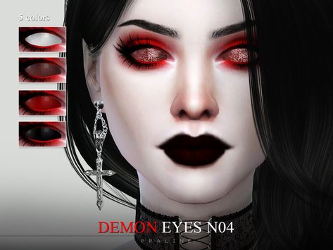 Sims Alien, Sims Halloween, Sims4 Shoes, Halloween Schminke, Demon Makeup, Vampire Eyes, Sims Download, Sims 4 Cc Eyes, Scary Eyes