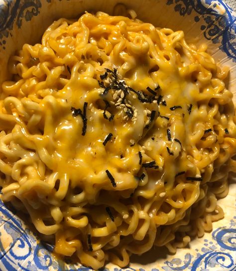 Ramen Noodles Cheese, Spicy Noodles With Cheese, Spicy Cheese Noodles, Spicy Ramen Aesthetic, Spicy Cheese Ramen, Ramen With Cheese, Cheese Ramen Noodles, Ramen Cheese, Ramen Aesthetics