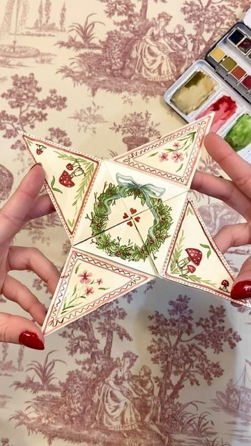 Victorian Folded Valentine, Puzzle Purse Art, Victoria Puzzle Purse, Victorian Puzzle Purse Christmas, Victorian Puzzle Purse Valentine, Victorian Puzzle Card, Victorian Puzzle Purse Tutorial, Victorian Puzzle Purse Design Ideas, Victorian Love Note