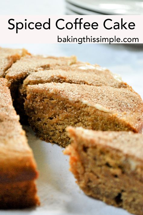 Spiced Coffee Cake, Spice Coffee Cake, Coffee Loaf Cake, Fall Coffee Cake, Nutmeg Cake, Quick Coffee Cake Recipes, Best Coffee Cake Recipes, Fall Coffee Cake Muffins, Spice Cake Recipes