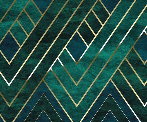 Pure by Komar, Artdeco P014-VD3 by Komar Art Deco Desen, Wallpaper Art Deco, Art Deco Living Room, Green Art Deco, Deco Wallpaper, Motif Art Deco, Desktop Wallpaper Art, Art Deco Wallpaper, Art Deco Pattern