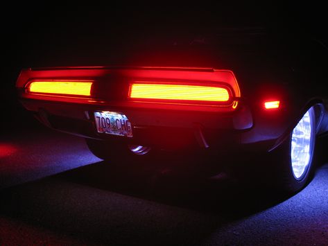 Radiantz hand made Custom LED taillights on the 1970 challenger Dodge Charger 1970, 1970 Challenger, 2014 Dodge Charger, Led Tail Lights, Tail Lights, Dodge Challenger, Dodge Charger, Whips, Tail Light