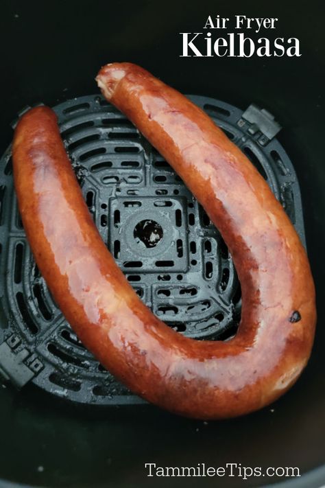 Polish Sausage Air Fryer, Air Fryer Bologna, Keilbasa Recipes Air Fryer, Kielbasa In Air Fryer, Air Fryer Kielbasa, Cook In Air Fryer, Air Fryer Recipes Chicken Wings, How To Cook Kielbasa, Things To Cook