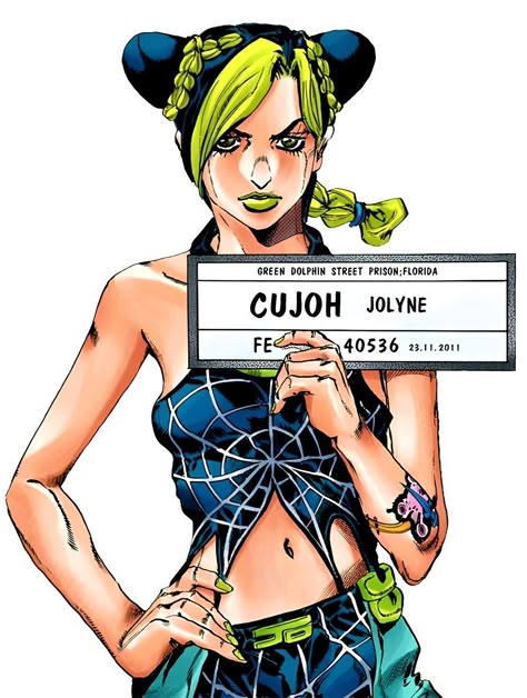 Jojo's Bizarre Adventure Characters, Jojo Bizarro, Jolyne Kujo, Green Dolphin, Jolyne Cujoh, Hirohiko Araki, Japanese Poster Design, Jojos Bizzare Adventure, Jojo Art