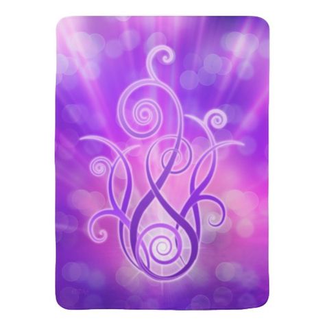 Violet Flame / Violet Fire Receiving Blankets Flame Violet, Violet Fire, Flame Tattoo, Awakening Art, Violet Flame, Flame Tattoos, Reiki Symbols, Glowing Art, Purple Swirl