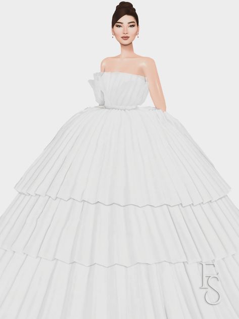 Sims 4 Haute Couture Cc, Met Gala Sims 4 Cc, Sims 4 Quinceanera Cc, Sims 4 Cc Ball Gowns, Sims 4 Gown Cc, Sims Townies, Black Tie Gowns, Sims 4 Wedding Dress, Sims Lookbook