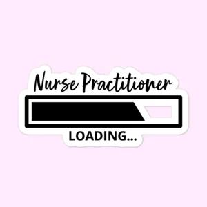 Nurse Practitioner Loading Stickers Future NP DNP Nurse - Etsy Stickers Etsy, Nurse Practitioner, The North Face Logo, Retail Logos, Etsy Store, Boutique, Handmade Gift, Trending Outfits, Handmade Gifts