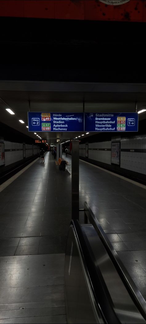 there is a subway station stadthaus in dormund in germany Dortmund Aesthetic, Dortmund City, Subway Aesthetic, Study Life, Fake Acc, East Berlin, Night Vibes, Fake Pictures, Prime Time