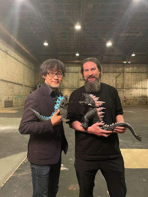 Godzilla x Kong on X: "It’s about time we got these two in a room together. Directors Takashi Yamazaki (Godzilla Minus One) and Adam Wingard (Godzilla vs. Kong, Godzilla x Kong) sat down to celebrate their appreciation of all things Godzilla. Watch the full discussion on the @IMAX YouTube this Friday. https://t.co/e7gRcb7si3" / X Monster Zero Godzilla, Final Wars Godzilla, Godzilla Behind The Scenes, King Ghidorah Monsterverse, Godzilla Figures, Godzilla 2, Kong Godzilla, Godzilla Funny, Godzilla Comics