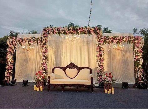 Simple Wedding Stage Decoration At Home ||Marriage Wedding Stage Decoration Budget Friendly Wedding Decor Indian, Low Budget Stage Decoration, Weeding Stages Indian, Weeding Decoration Stage, Stage Decorations Wedding Simple, Low Budget Wedding Ideas Decoration, Small Wedding Decor Ideas Indoor, Simple Wedding Stage Decorations Indian, Weeding Stages Decoration