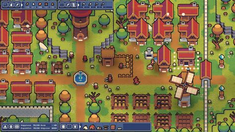 Pixel Circle, City Builder, Pixel Games, Art City, Pixel Art Design, Art Contest, Game Inspiration, Passion Project, Tile Art