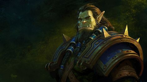 Thrall World Of Warcraft, World Of Warcraft Movie, Warcraft Movie, 2560x1440 Wallpaper, Desktop Wallpaper Design, Magical Art, Fantasy Paintings, Fictional World, Unique Wallpaper