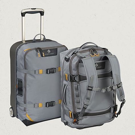 Morphus™ 22  $395.00   Item # EC-20438 Ultra-durable, ultra-versatile, ultra-light hybrid. Need another bag? The innovative const... Hay Bag, Lightweight Luggage, Eagle Creek, Eco Friendly Travel, Carry On Suitcase, Convertible Bags, Gear Bag, Carry On Luggage, One Bag