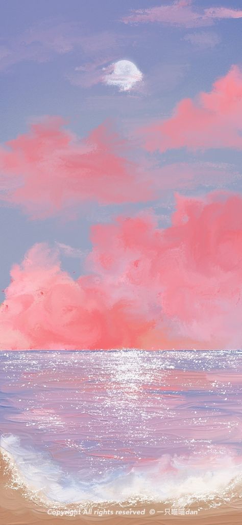 Pink Landscape Aesthetic, Ipad Wallpaper Hd, Anime Back, Cell Wallpaper, Pink Landscape, Hd Aesthetic, Landscape Aesthetic, Love Pink Wallpaper, View Wallpaper